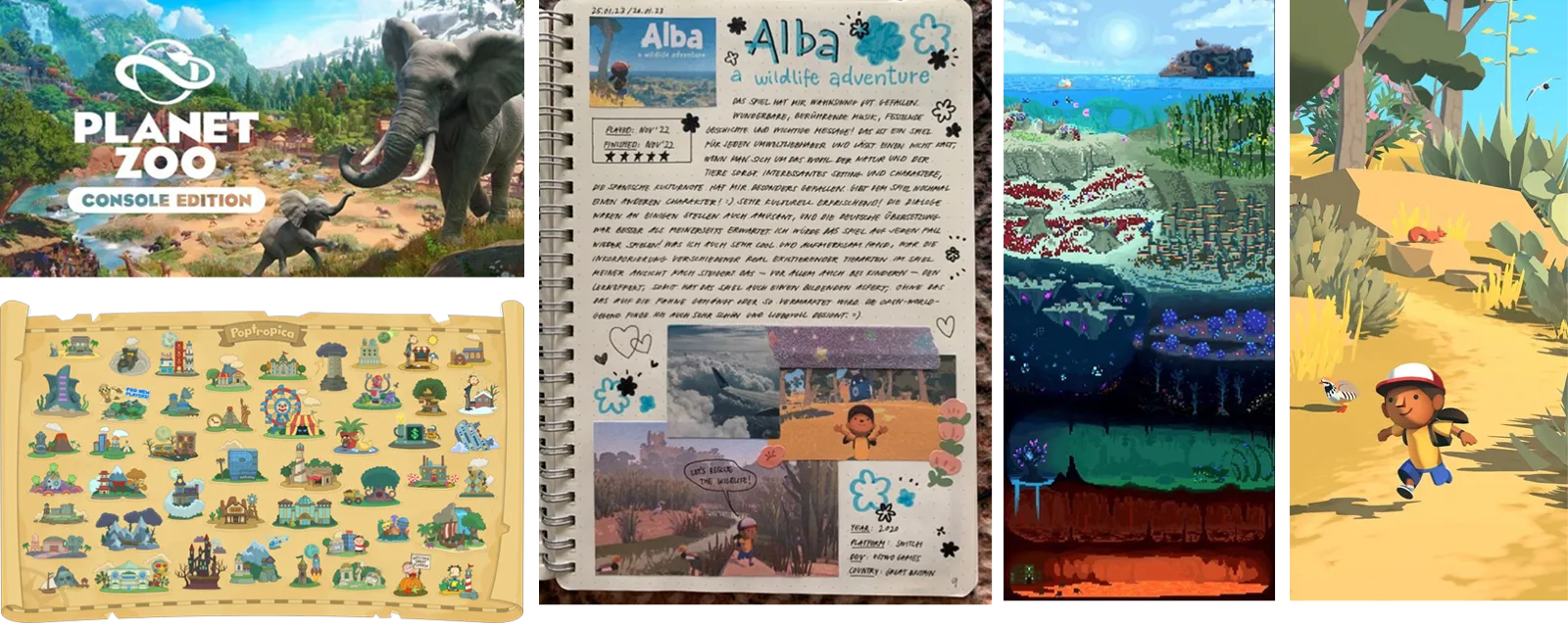 WildWise Game Concept Moodboard