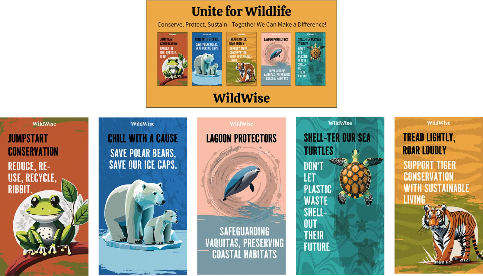 WildWise Campaign Posters